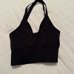 Free People Movement Black Sports Bra/ Crop Top